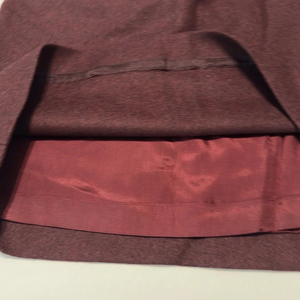 Vintage Evan Picone Womens Skirt Burgundy Size 10 A-Line Wool‎ Union Tag 60s 70s